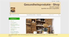 Desktop Screenshot of gesundheitsprodukte-berlin-shop.de